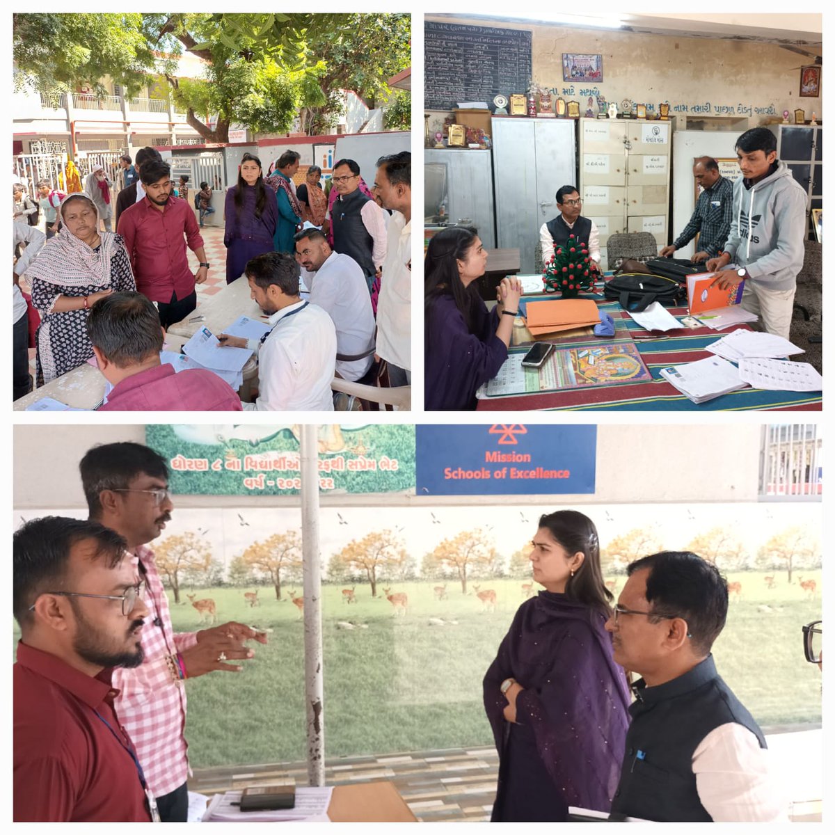 ચૂંટણીપંંચની સૂચના મુજબ SIR સંદર્ભે આજરોજ ૦૬-રાપર વિઘાનસભાના દરેક બુથ પર ખાસ કેમ્પનું આયોજન થયું. જે કામે રાપર વિભાનસભાના  બુથોની મુલાકાત લેવામાં આવી. EF ના કલેકશન અને EF ફોર્મ ડિઝિટિલાઇઝેશન કરવા બાબતે હાજર બીએલઓશ્રી તથા સેકટર ઓફીસરશ્રીને સૂચના આપવામાં  આવી.<a href="/collectorkut/">Collector & DM, Kachchh</a> <a href="/DydeoK/">DyDEO Kachchh</a>