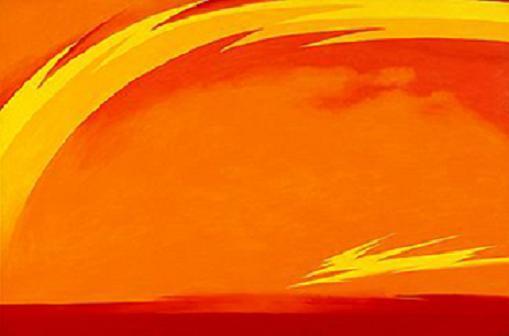 From the Plains II #artbots #okeeffe