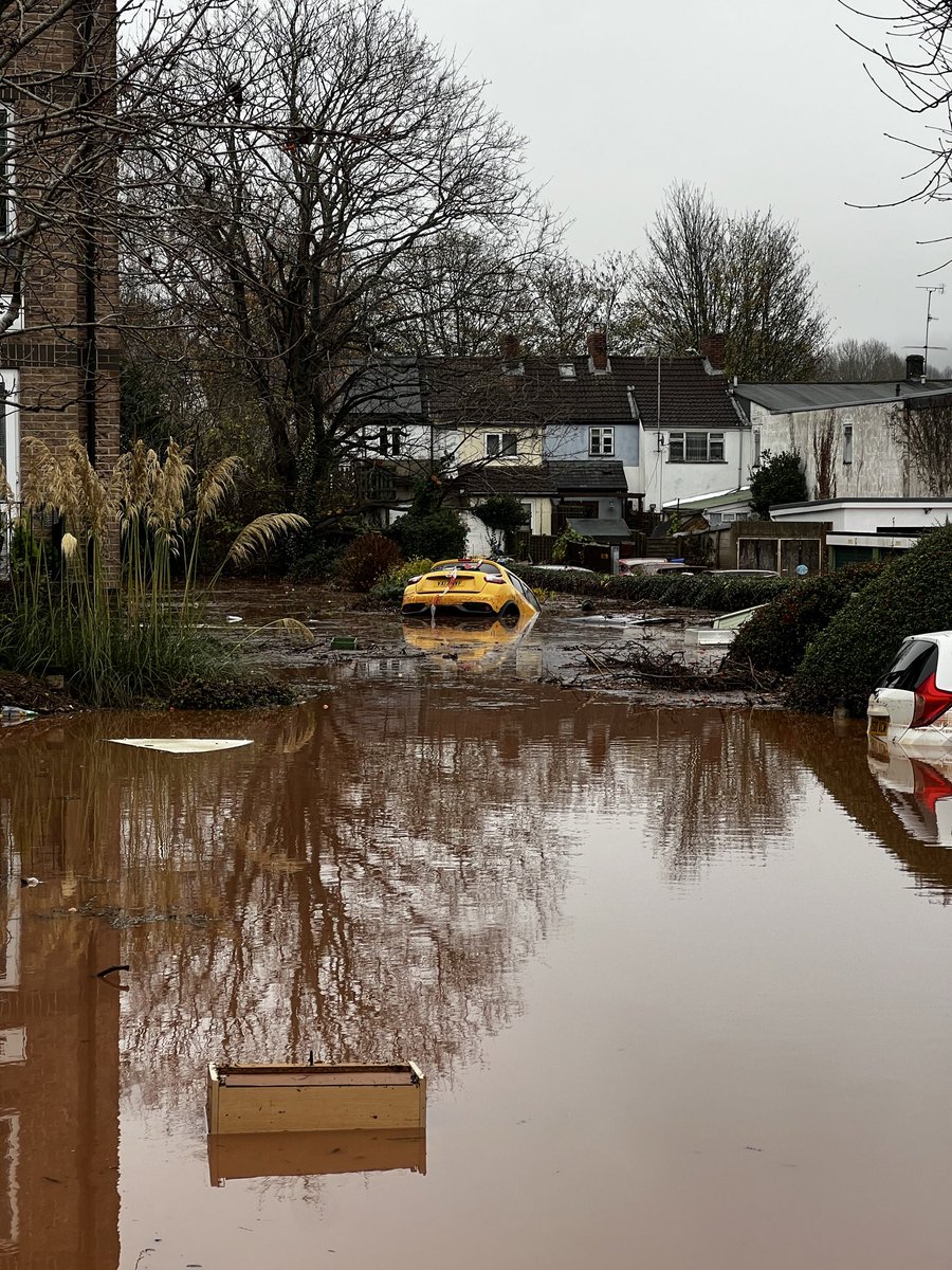 Devastating flooding in Monmouth