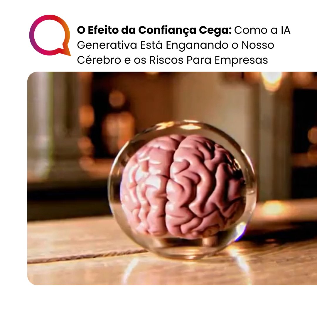 Matrix__go's tweet image. O efeito da confiança cega na IA

O risco não é tecnológico — é humano.
A solução está em educação cognitiva, governança e treinamento crítico.

🧩 Entenda como proteger mentes e empresas no novo artigo de Nicola Sanchez: hubs.ly/Q03PslzR0

#MatrixGo #InteligenciaArtificial