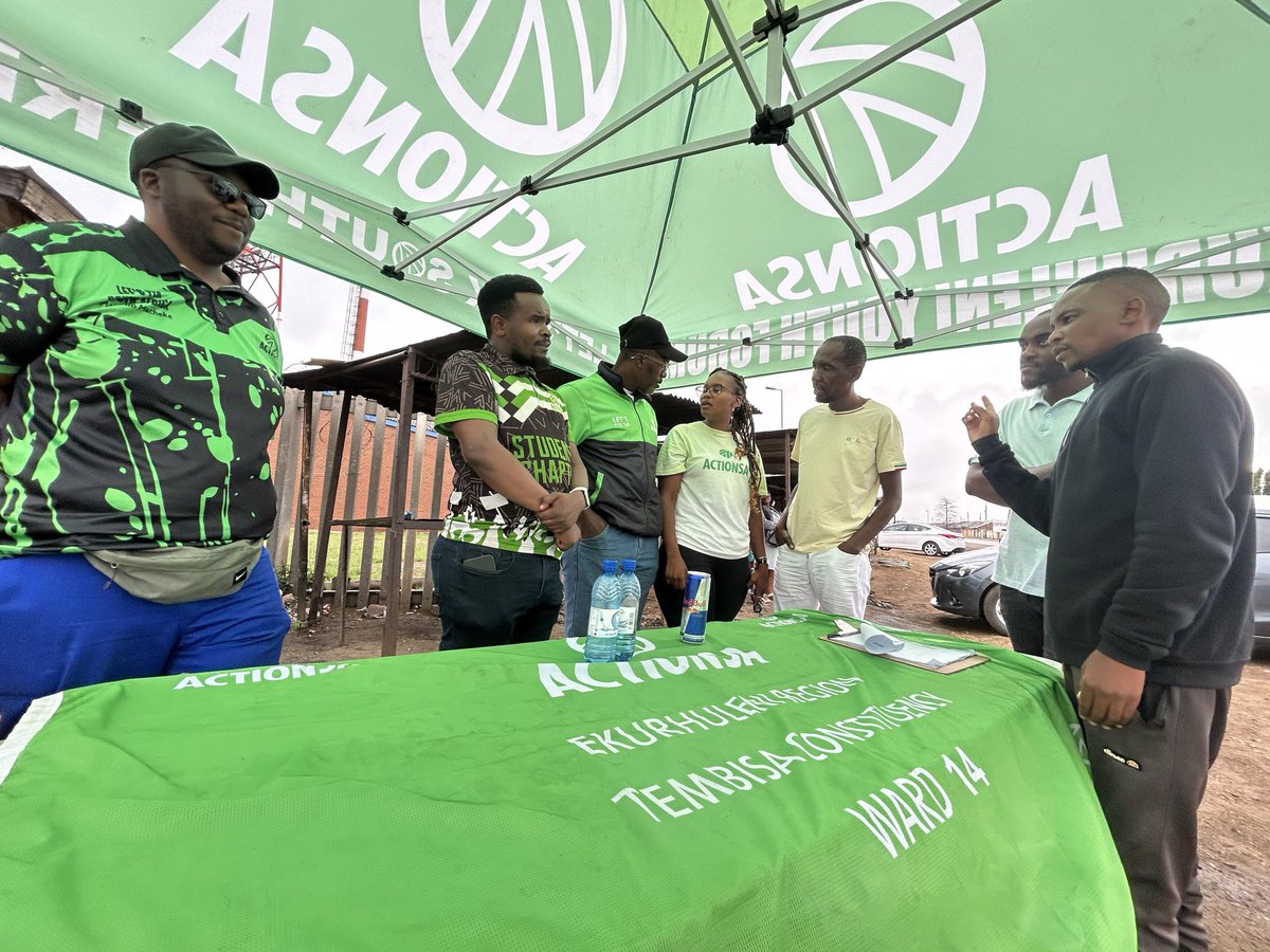 henriettefroh's tweet image. On the campaign trail with @ActionSA_EkuReg Ward Candidate Henry Malala in Ward 109 Etwatwa. #DemocracyMatters