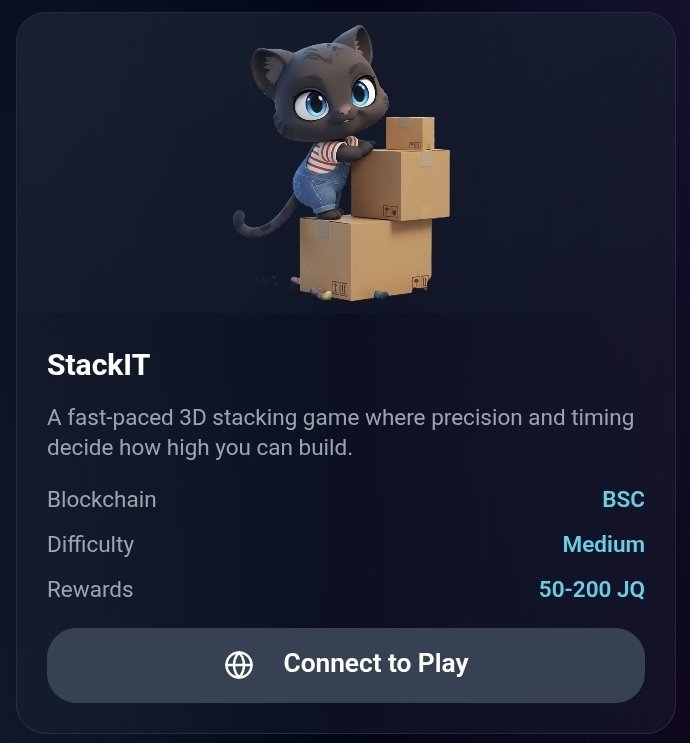 JargonQuest's tweet image. 🚀 Dear Jargon Community, your sneak peek is here! 🌟  

💰 We’re buzzing to share the first glimpses of our leaderboard gaming! 🎮 Arcade classics reborn on-chain, ready to play and earn from day one!   

Sneak Peek:
  
⚡ &quot;Hextris&quot; Tetris with a twist  
🏗️ &quot;StackIT&quot; 3D stacking…