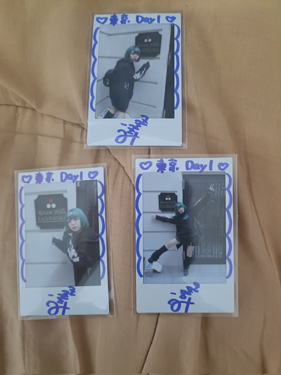 購入してたチェキ無事到着〜
ψ(｀∇´)ψ

#凛々しくも臨界に咲くARTERIA
#アルテリア　#すいまぁ〜