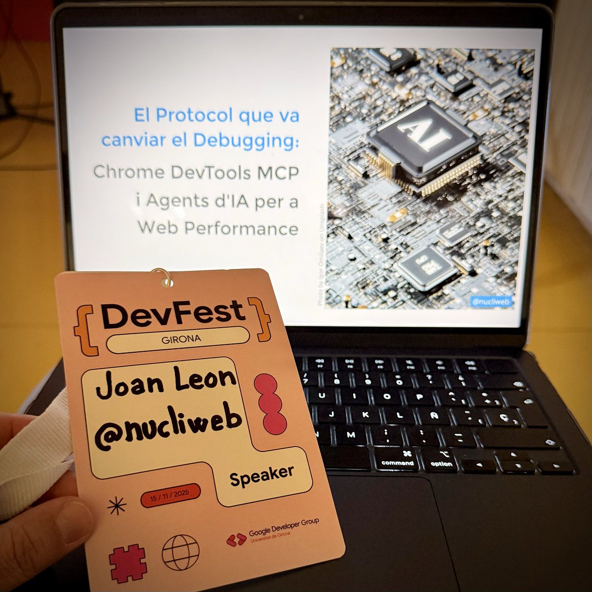 nucliweb's tweet image. Quina il•lució em fa participar al #DevFest Girona 2025 ☺️

#GironaDevFest2025