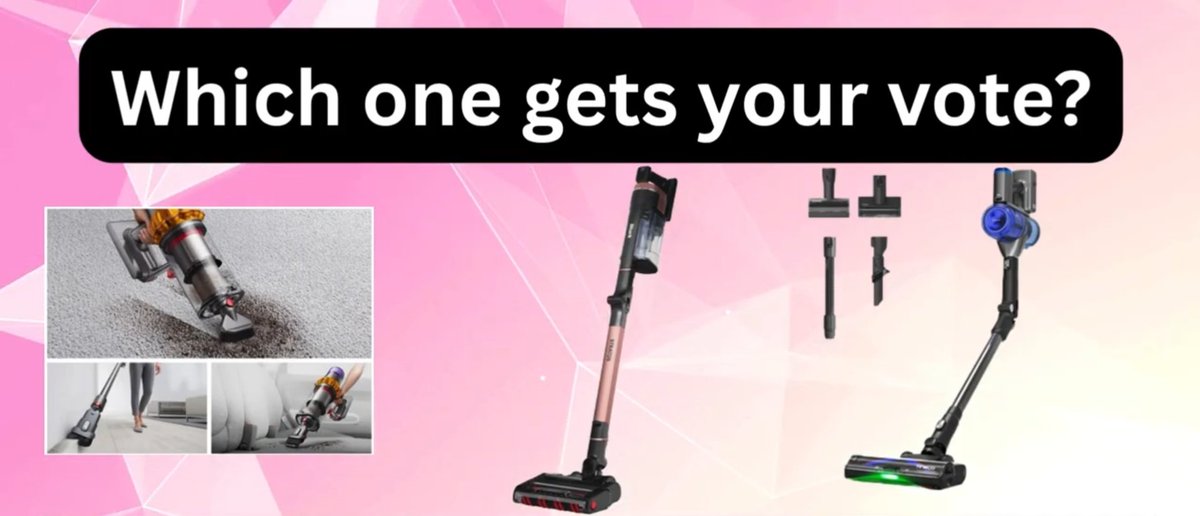 EpicOnlineDeals's tweet image. After a new vacuum cleaner?
Check out this review of the top 3:

youtu.be/zoh-djumFsQ

Buy them here:
Dyson Detect Absolute V15 ➜ amzn.to/4oEHTil​
Shark Stratos IZ400UKT ➜ amzn.to/4qXPIBb​
Tineco Pure ONE S70 ➜ amzn.to/43rRXTi
@Dyson 
@tinecoglobal