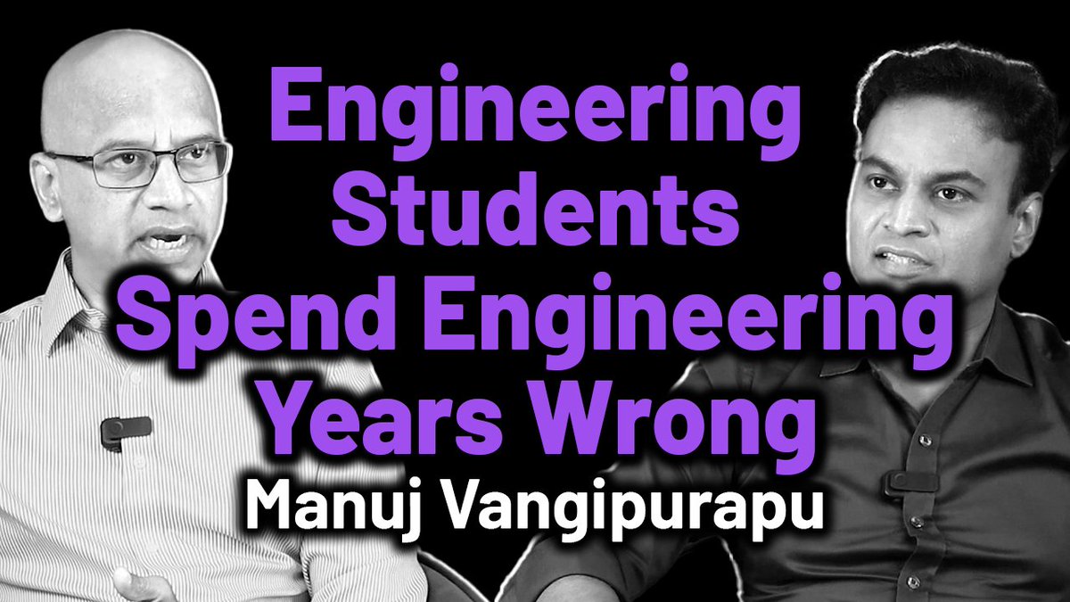 HealtAuthentic's tweet image. Engineering Students Spend Engineering Years Wrong | Dr. Bharadwaz | Manuj Vangipurapu

Dr. Bharadwaz | Health &amp;amp; Fitness | Homeopathy, Medicine &amp;amp; Surgery | Clinical Research

#EngineeringStudents #CollegeMistakes #EngineeringLife #StudentAwareness 

youtu.be/re6LzbdvzNs