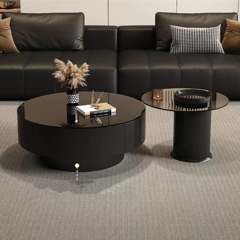MISSCITYSTYLE's tweet image. 🚀 Dive into stylish living with our Modern Black Bull Round Coffee Table Set! 🖤 Perfect for minimalist trends and eco-conscious spaces. NAB it now for $671.20/set. Don&apos;t miss our #BlackFriday deal! Shop savvy, live chic. 💼✨misscitystyle.com.au/modern-black-b… #EcoChic #MissCityStylePtyLtd