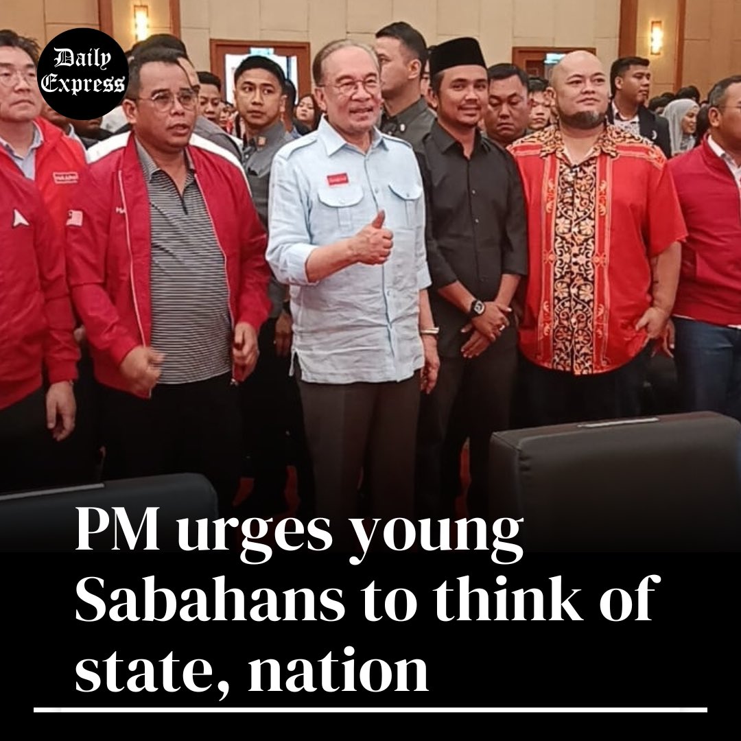 PENAMPANG: Prime Minister Anwar Ibrahim urged young Sabahans to weigh what  is best for both the State and the nation during a youth engagement  programme in Penampang on Saturday. Full story: https://t.co/CkT90AXOLX