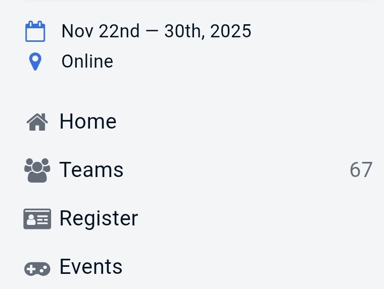 Sign ups close in a little over 48 hours.

We have to hit 80 signed teams.

We're close.

Please post in your Discords .