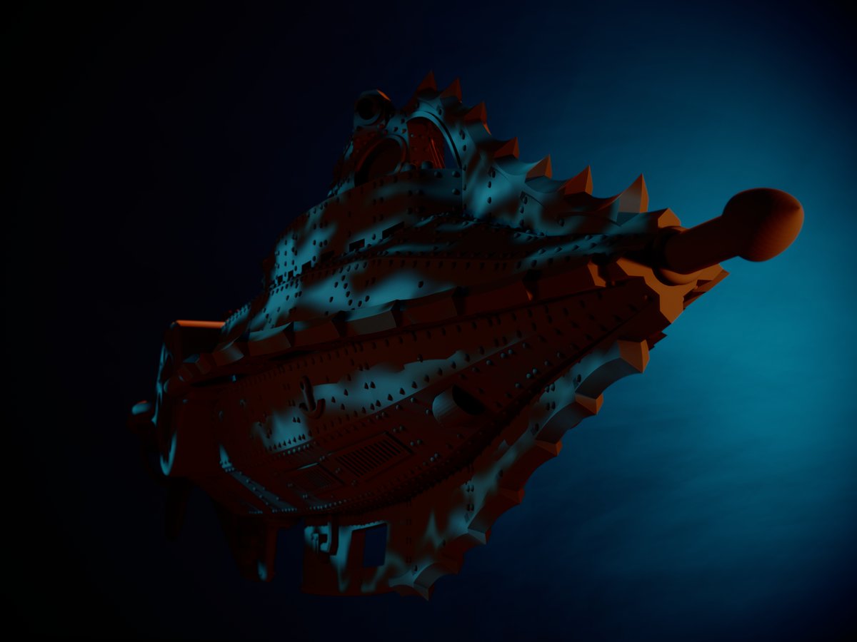 3D printing a Nautilus for the bar .. and while waiting for the 4 day print I put the model into my 3D software and had a little photoshoot ..