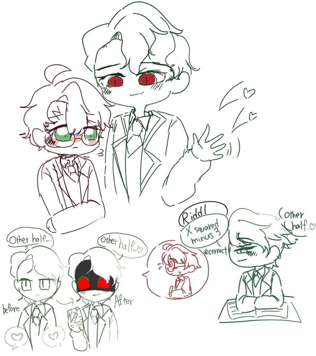 tawa4ma4ma4's tweet image. #tomarry  
俺が作ってるマグル幼馴染if🐍⚡️小説のイメージこんな感じだよの図