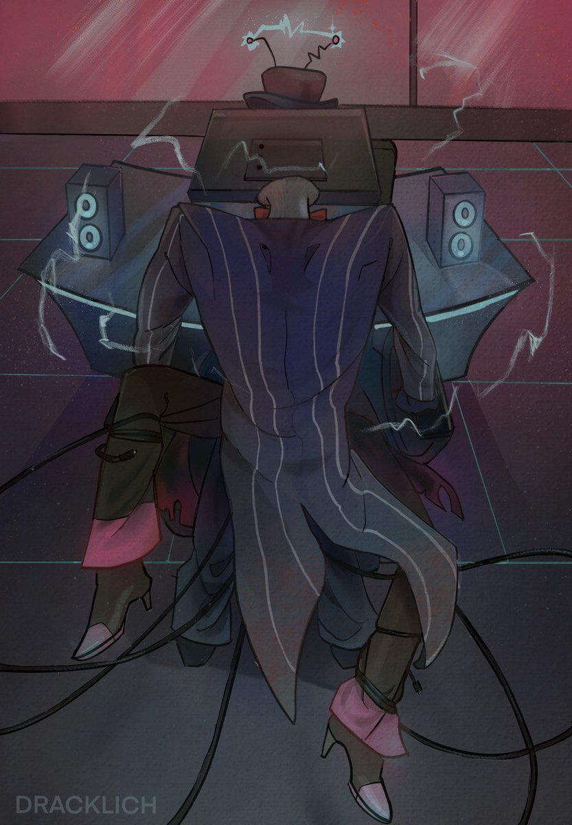 goroshena's tweet image. #hotelhazbin #vox #Alastor #RadioStatic  ❤