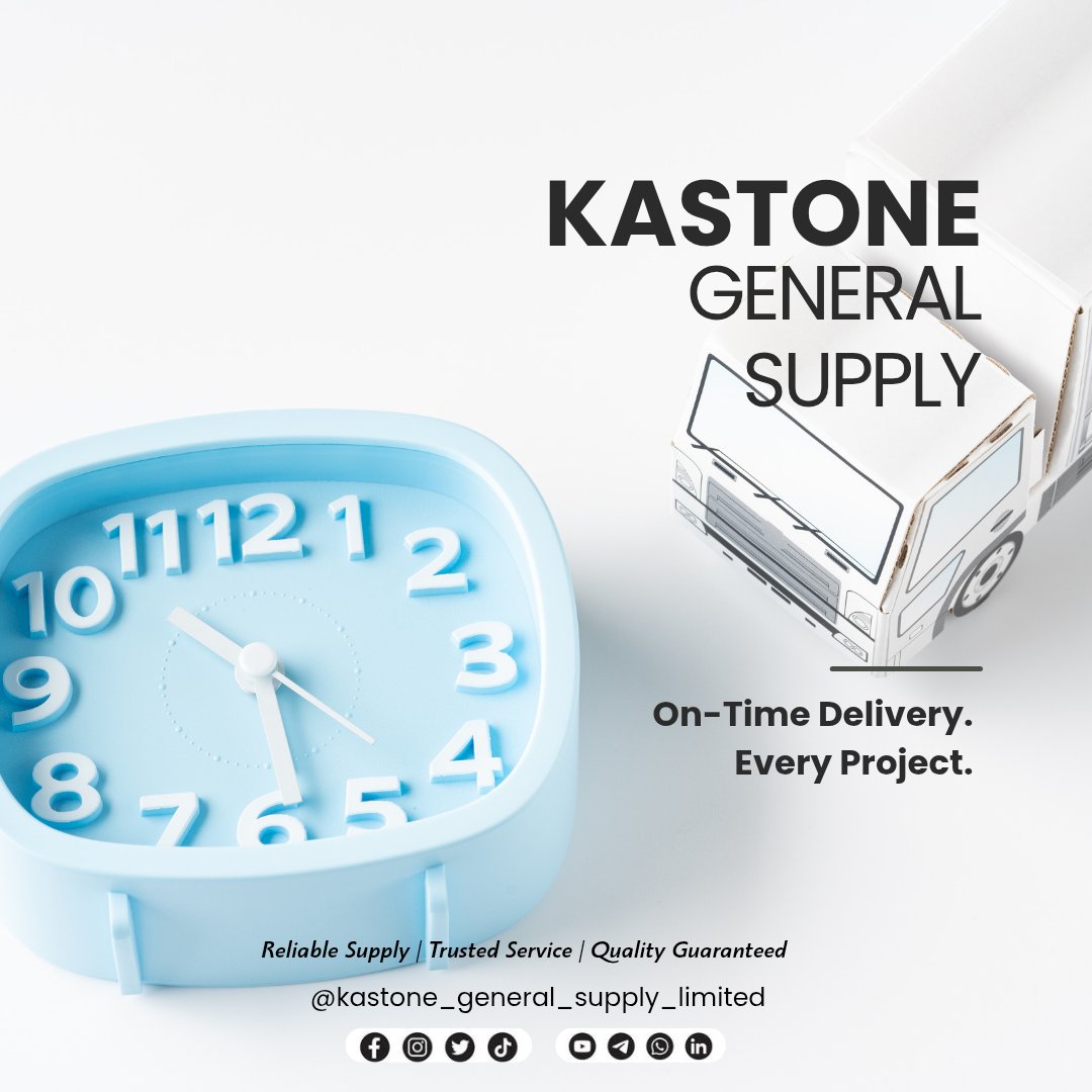 Kastonedigital's tweet image. Time is money. ⏰ Our promise of On-Time Delivery is our Reliability guarantee, ensuring your projects stay on track and within agreed timelines.  
#OnTimeDelivery #Reliability #LogisticsGoals #ProcurementPartner #TimeIsMoney #AIart