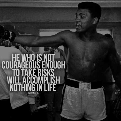 azofbookwriting's tweet image. 🥊 “HE WHO IS NOT COURAGEOUS ENOUGH TO TAKE RISKS WILL ACCOMPLISH NOTHING IN LIFE.” — MUHAMMAD ALI 🥊buff.ly/OK8NtMS #MuhammadAli #EubankvsBenn #FightNight #Motivation #Courage #SelfBelief #KDP