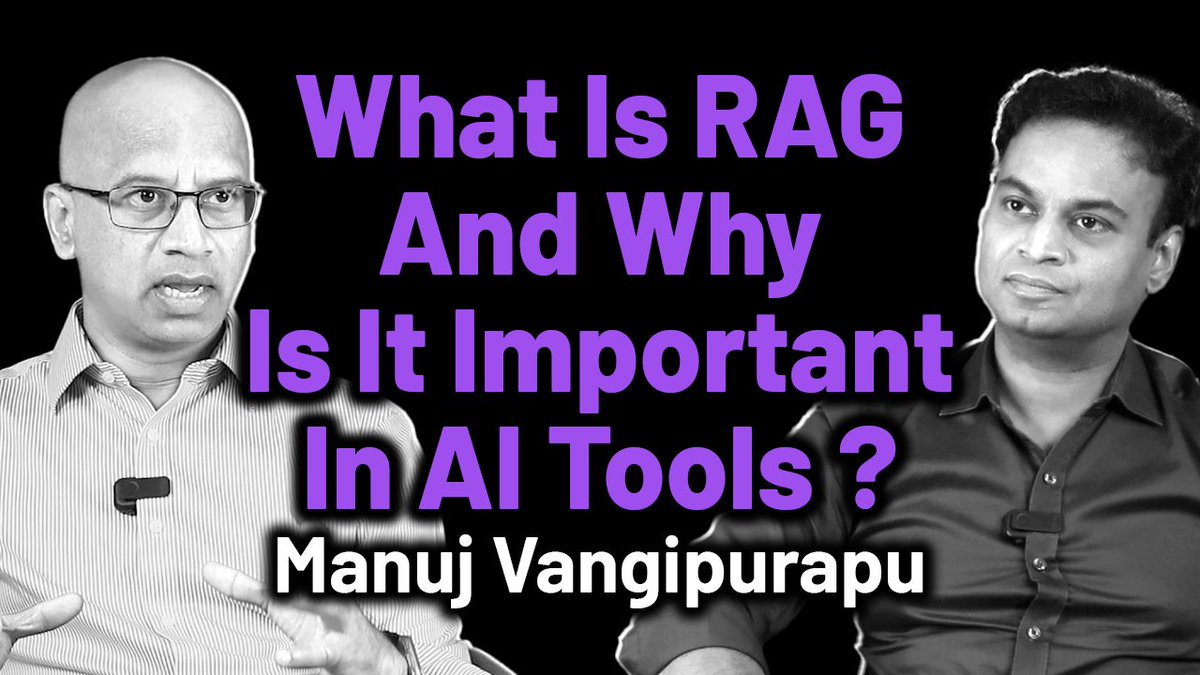 HealtAuthentic's tweet image. What Is RAG And Why Is It Important In Smart AI Tools ? | Dr. Bharadwaz | Manuj Vangipurapu

Dr. Bharadwaz | Health &amp;amp; Fitness | Homeopathy, Medicine &amp;amp; Surgery | Clinical Research

#RAGAI #AItools #RetrievalAugmentedGeneration #ArtificialIntelligence

youtu.be/ykTDG041QLE