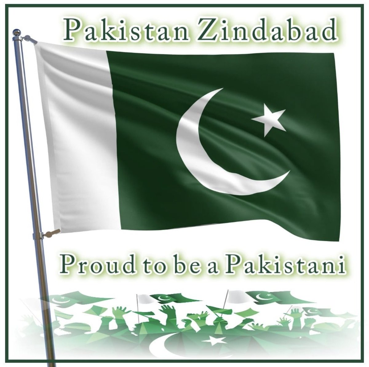 Pakistan Zindabad. Proud to be a Pakistani.