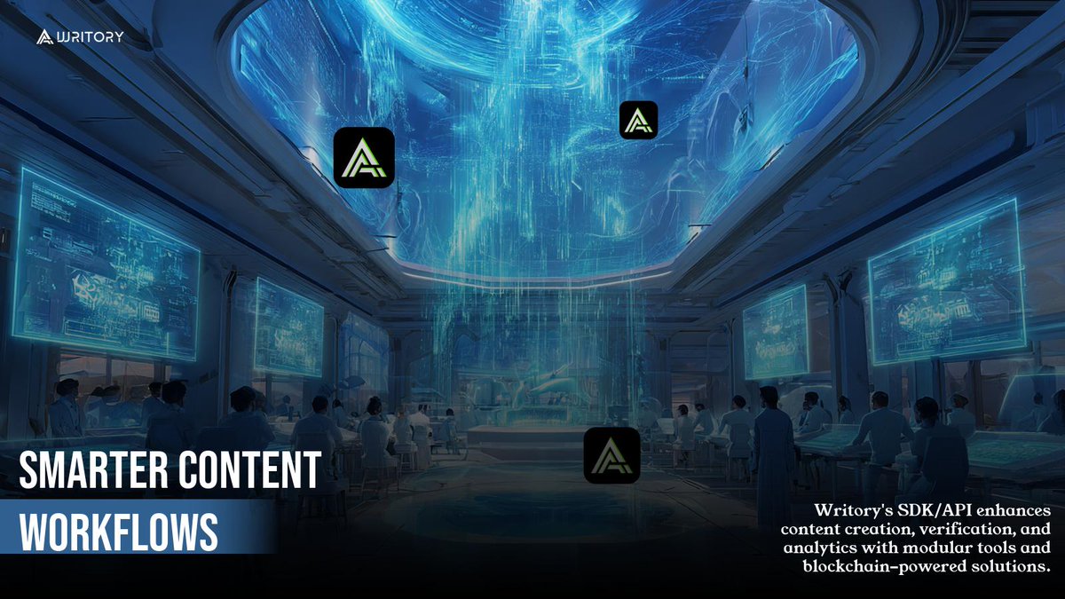 WritoryProtocol's tweet image. 🎯 Developers, are you ready to redefine content workflows?  

Writory&apos;s modular SDK/API empowers seamless integration into existing ecosystems, making content creation, verification, and analytics smarter than ever.  

✨ Key Features:  
• Modular APIs for drafting, proof…