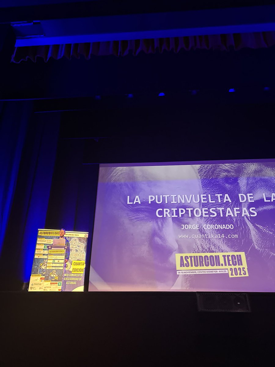 Última charla antes de comer! Por parte de Jorge Coronado “Hay un ruso en mi wallet” <a href="/JorgeWebsec/">Jorge Coronado</a> 

Gracias!