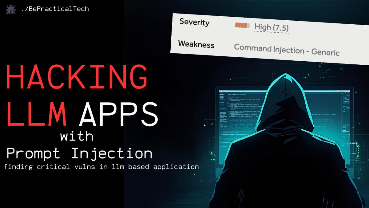 thehacktivator's tweet image. People assume LLM security is unbeatable because “the AI is smart.”

But it’s not smart — it’s a pattern generator. And those patterns can be manipulated.

I created a fully practical demo showing how one prompt slipped past all the safeguards and ended in RCE. The chain is…