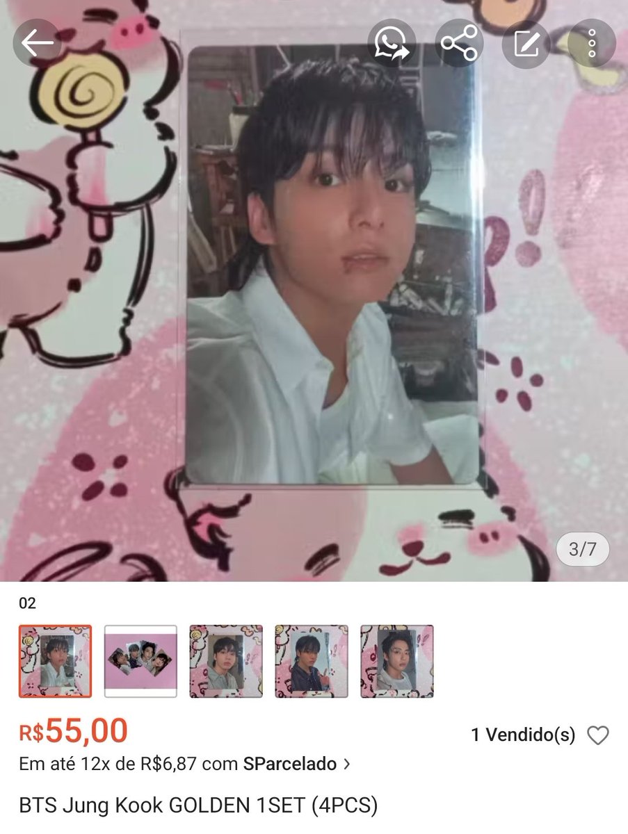 suelenctlima's tweet photo. #venda #vendo #BTS
https://t.co/Oh0E39FZ80 https://t.co/hz1FEUhBQp