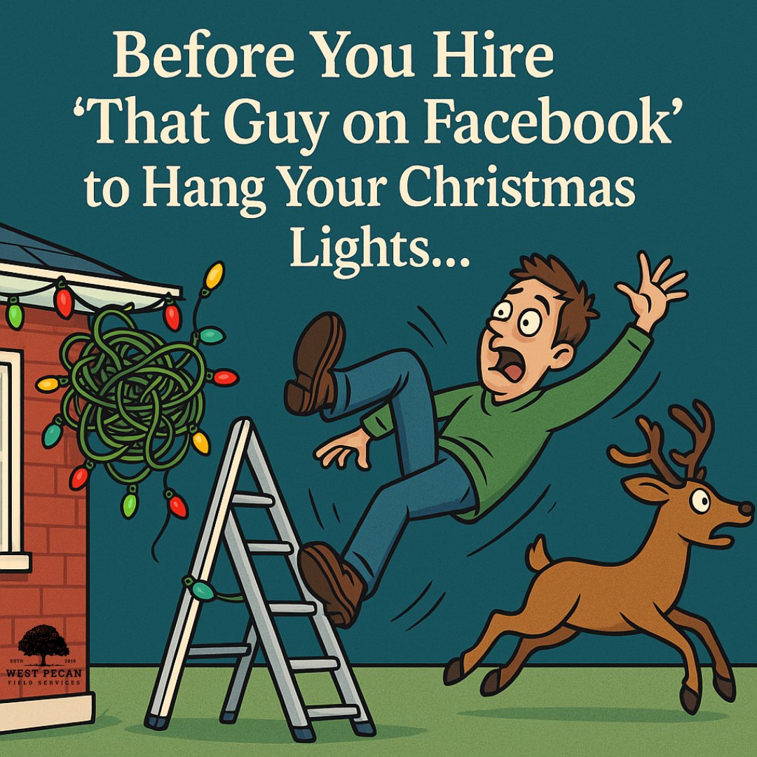 wpfieldsvcs's tweet image. Holiday light season = peak “guy on Facebook with a ladder” risk. 🎄⚡

Falls, electrical shocks, roof damage, and uninsured installers cause thousands of claims every year.

Check out our full safety breakdown:
 facebook.com/wpfieldsvcs

#HolidaySafety #LossControl #WPFS