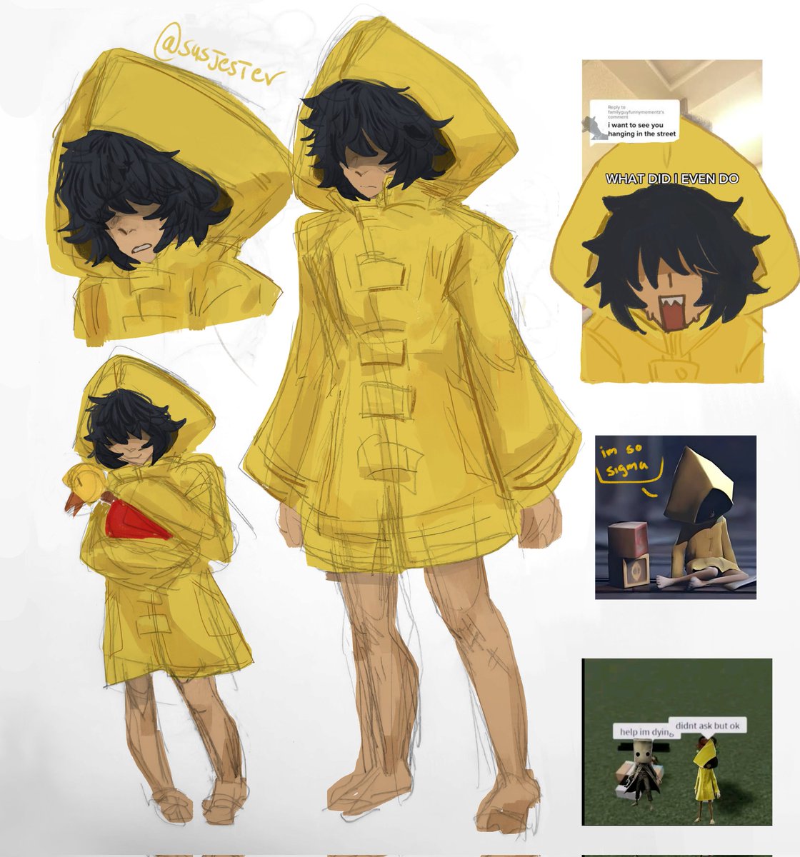 Susjester's tweet image. more six more six !! #LittleNightmares #littlenightmaressix