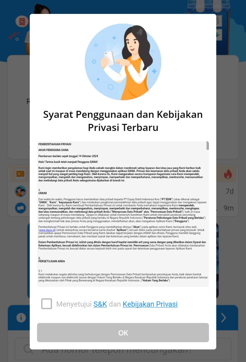 mbinnn1's tweet photo. Guyss mau tanya dong, pliss yang lewat ke kalian tolong jawab yahh🙏🙏 aku udah laama ga buka dana, sekarang muncul pemberitahuan itu, di kalin ada ga? Soalnya aku tanya ke orang orang sekitar ga pernah muncul gitu. Aku ragu mau klik nya https://t.co/AMAQ3utQzQ