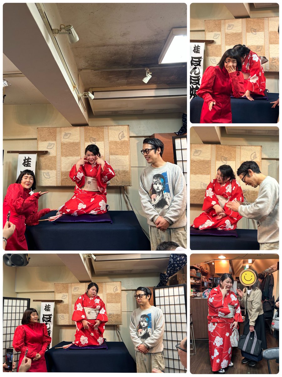 ぽんぽ娘さん♡とユニバース♪
川瀬名人を主人公にした、
ぽんぽ娘さんのネタおろし🤣👏

ユニバースさんのコントに大笑い🤣
一徹さんとのイベントを思いだす♡

3人のトークも爆笑でした🤣

#撮り徹