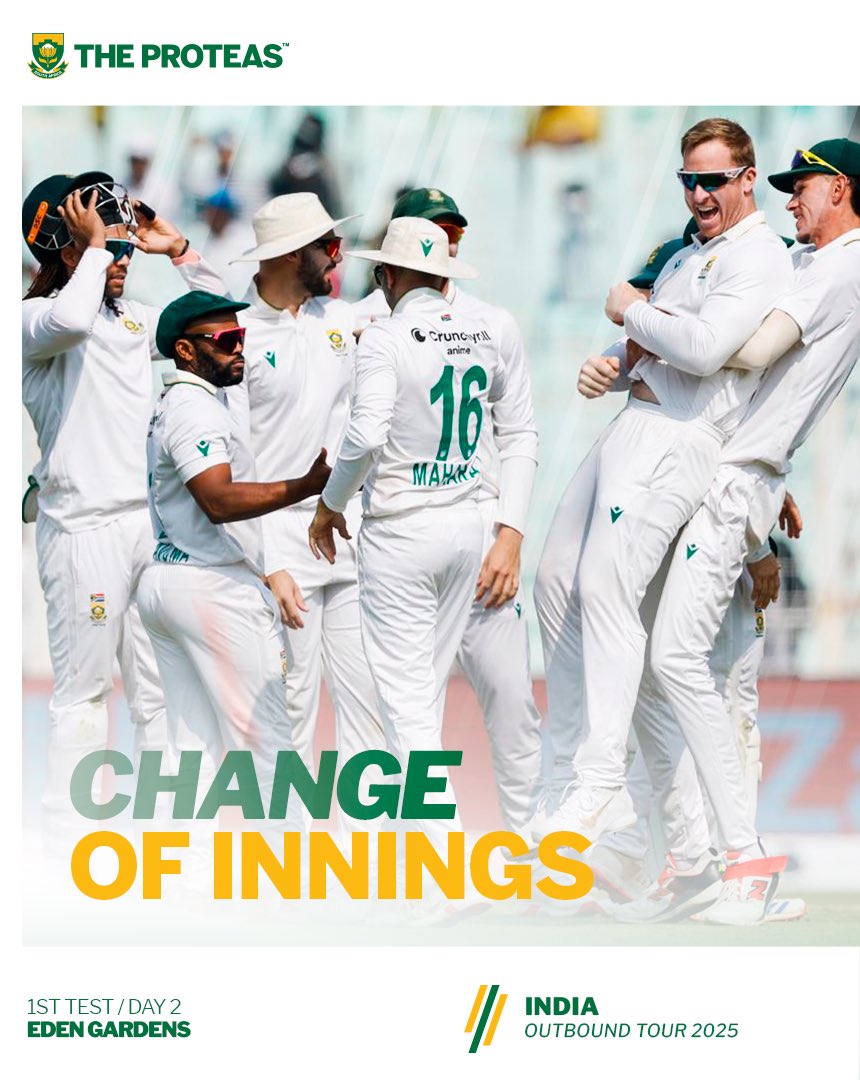 ProteasMenCSA's tweet image. 🚨 Change of Innings 🚨

A fantastic display from #TheProteas Men’s bowlers on Day 2 as India are bowled out for 189 after 62.2 overs. 💥🇿🇦

India’s lead is 30 runs on first innings, and this Test match is perfectly poised! 💪🏏