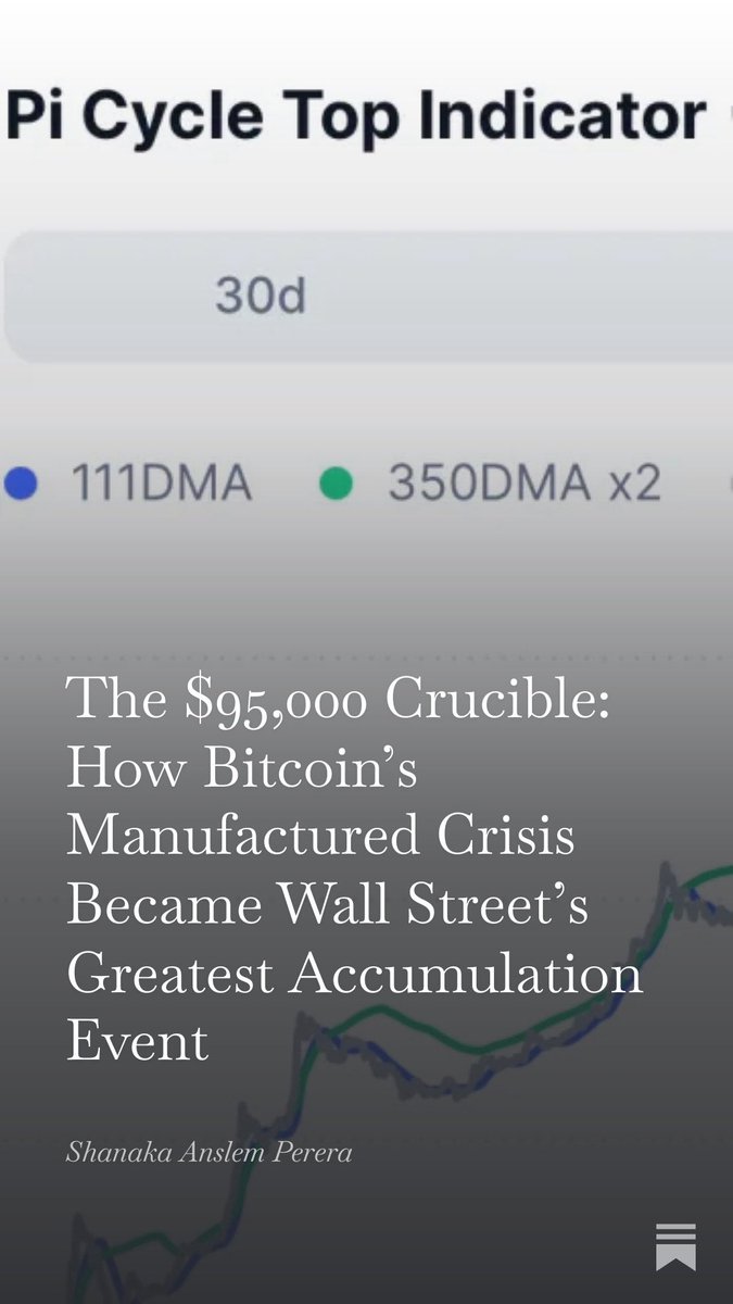 shanaka86's tweet image. US GOVERNMENT JUST GAVE WALL STREET THE KEYS TO BITCOIN AND YOU SLEPT THROUGH IT

October 6, 2025: Bitcoin hits $126,210. You celebrated.
November 15, 2025: Bitcoin at $95,602. You panicked.

What happened in between will rewrite global finance forever.

THE 40-DAY ROBBERY:…