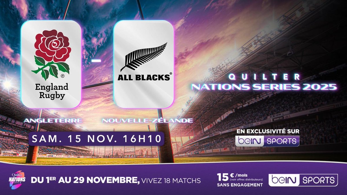 🚨A vivre en direct et en exclusivité sur ⁦<a href="/beinsports_FR/">beIN SPORTS</a>⁩ à 16h10 #RugbyPack 👌🔥