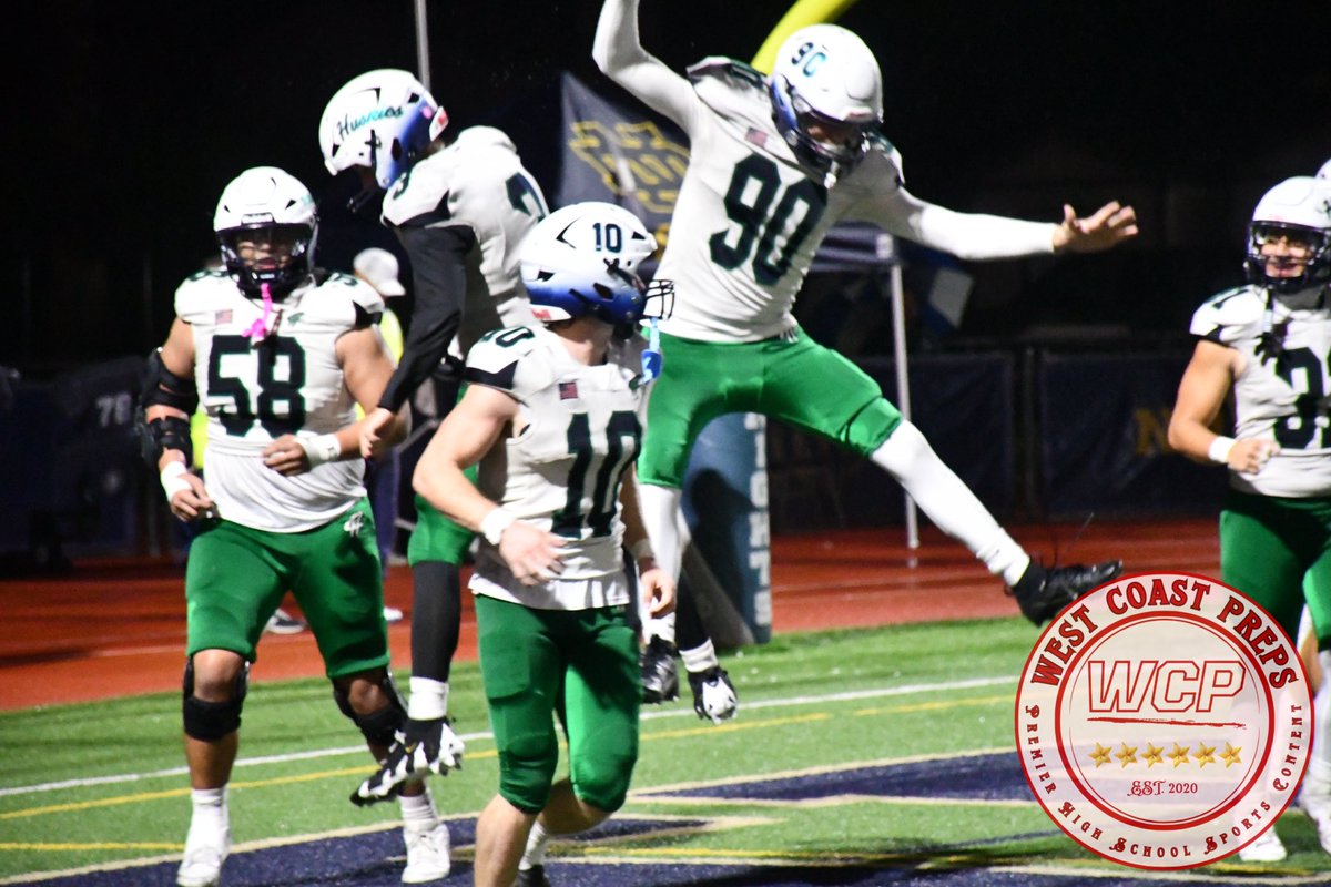 LA__WCP's tweet photo. “Eveyone has doubted us the entire year. We got 60 guys that believe in us and that’s all we need.”

Chino Hills exploded in the second half behind Jimenez’s four touchdowns to power past Notre Dame and head to the semis

Recap: https://t.co/ktIrGr0CL1 https://t.co/zsRHh25bvq