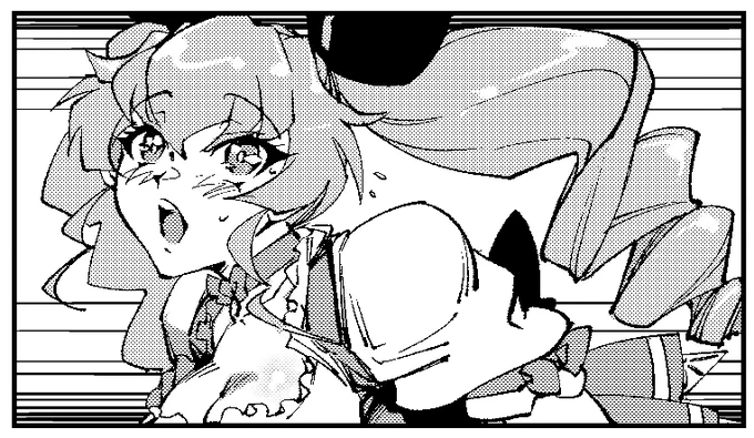 アンチョビ総帥で90s絵柄エミュレートはちょっと楽し過ぎるな。 
