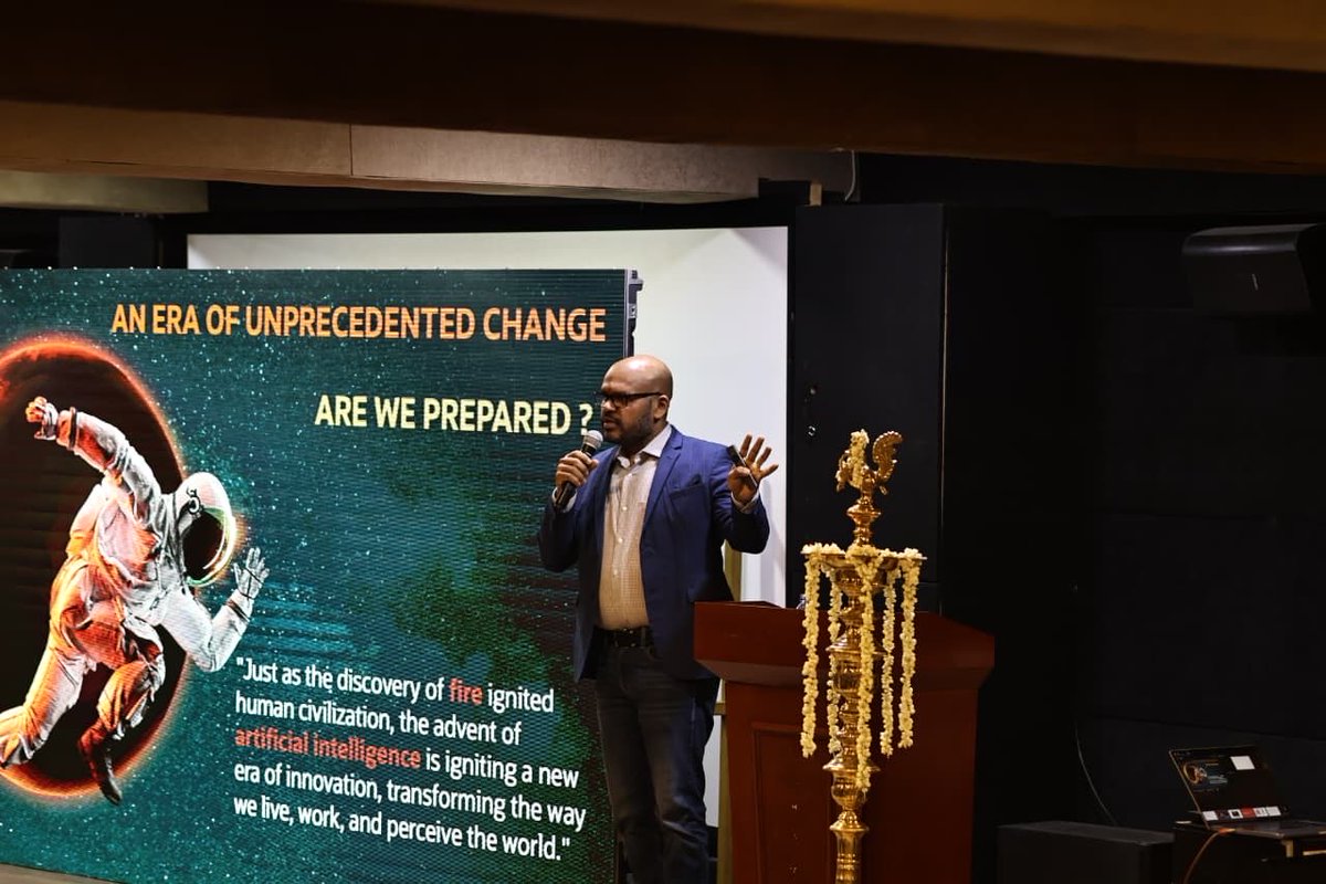 Kickstarting the day with a powerful keynote by Renjith Nair, Senior Sales Director – OCI, Oracle, sharing his vision for APEX and AI-driven innovation. A short but insight-packed session setting the momentum for APEX AI Days.

#APEXAIDays #Oracle #INOAUG
