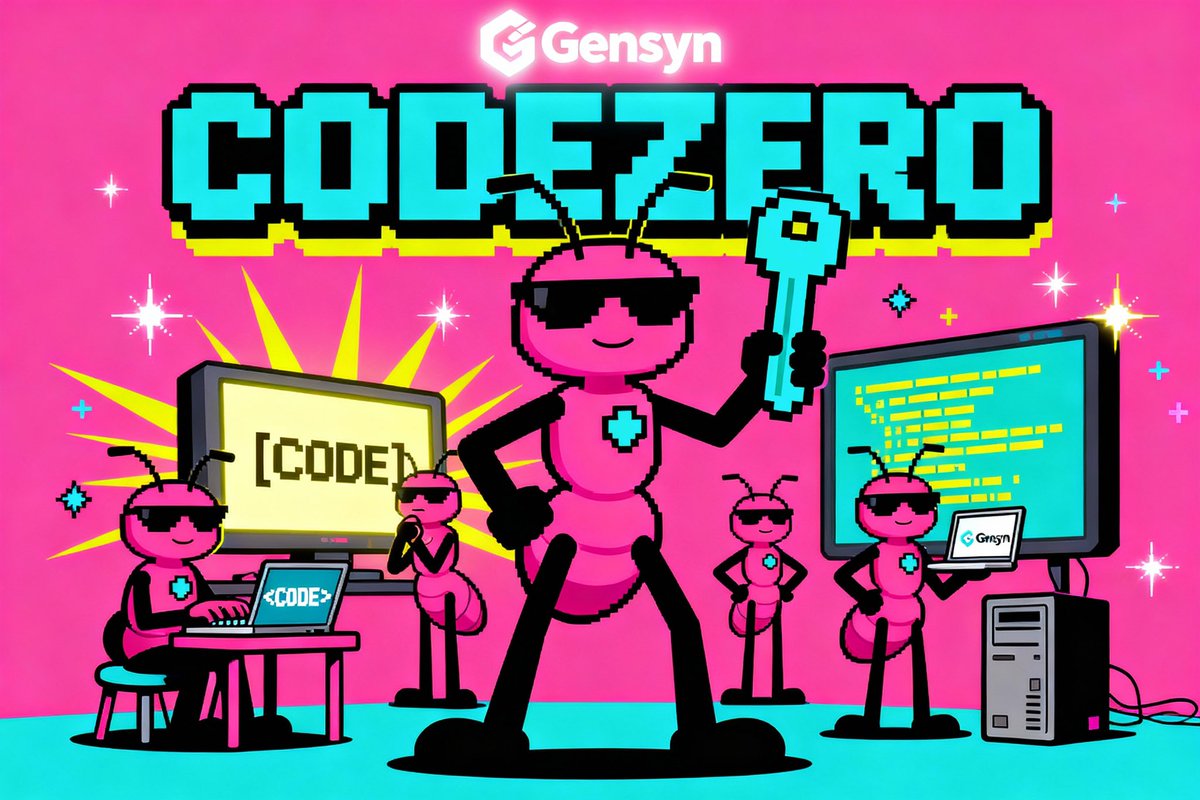 eternia_xx's tweet image. CodeZero,😎 the next evolution of RL-Swarm 🐜
Cooperative coding agents that learn together - not alone.

A new element has appeared in the @gensynai ecosystem: CodeZero, an environment built on the basis of RL-Swarm, but expanding its capabilities towards cooperative code…