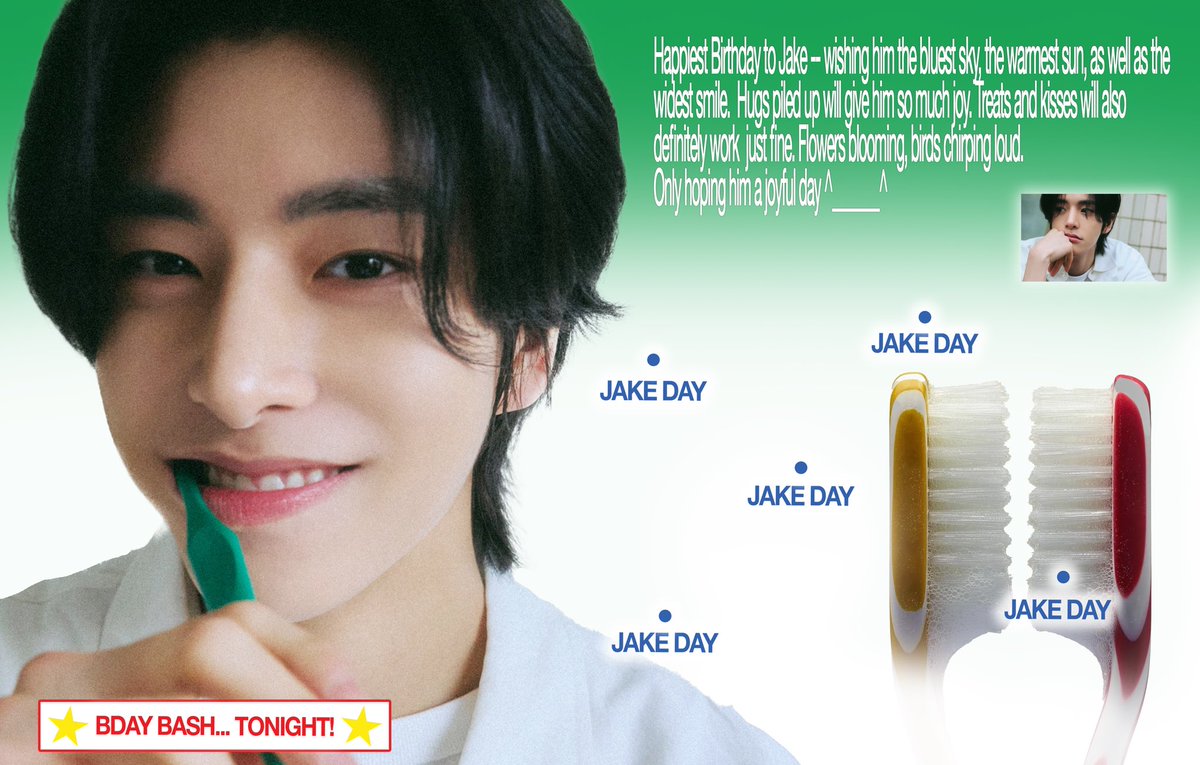 ___suncreamz's tweet photo. happy jake day! 🦷🪅

[🔖]
#23SeasonsWithJAKE
#제이크생일인데_여긴왜앉아있어요 
OUR GOLDEN LIGHT JAKE https://t.co/PY9xi0EIb2