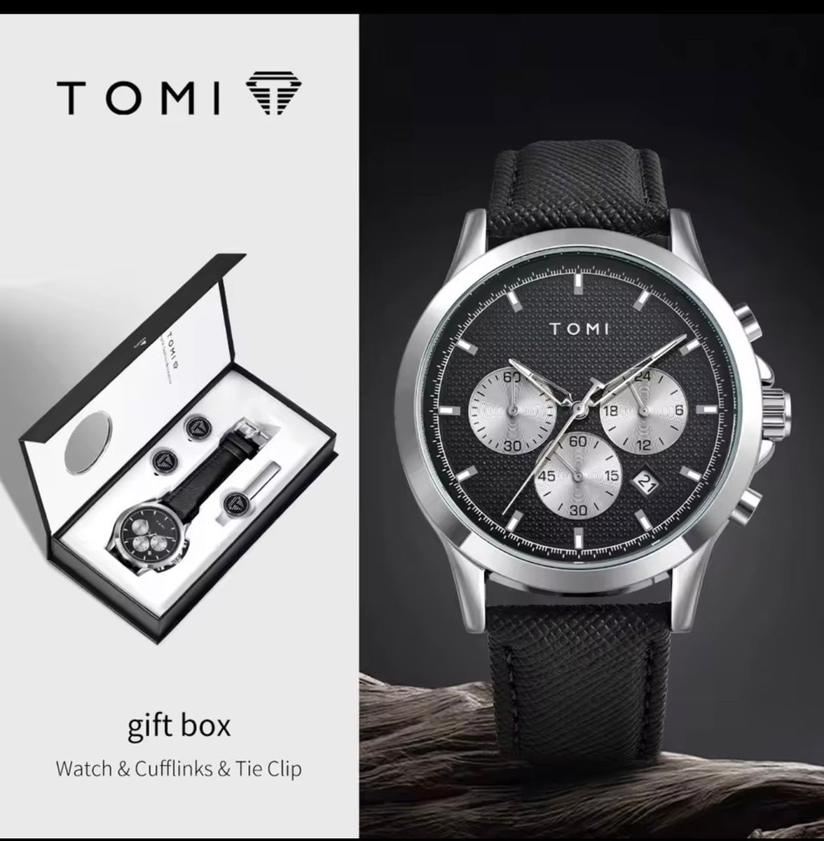 Dr_kay97's tweet image. Chronograph wristwatch ⌚️ 
Cufflinks and tie clip 
All in one

Only 30k🏷️

Kano, 09164640697
Nationwide delivery 🚚