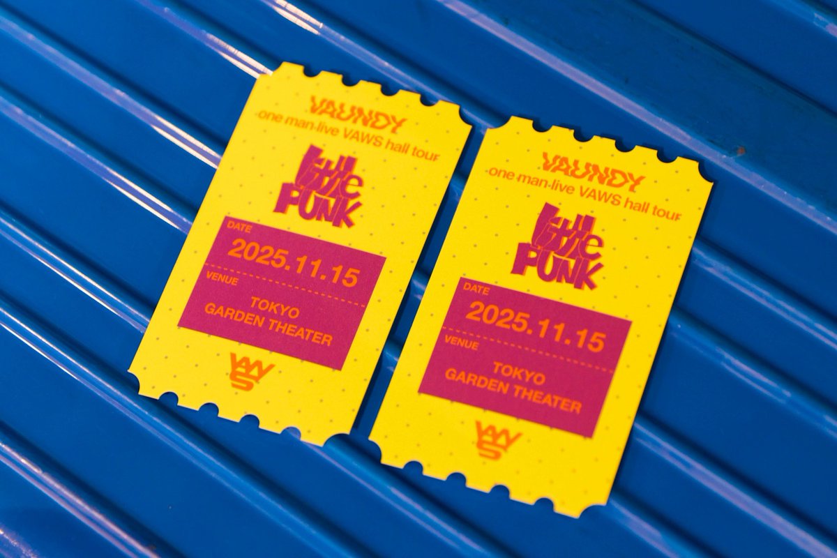 Vaundy one man live VAWS hall tour “little punk” 🌟VAWSブース