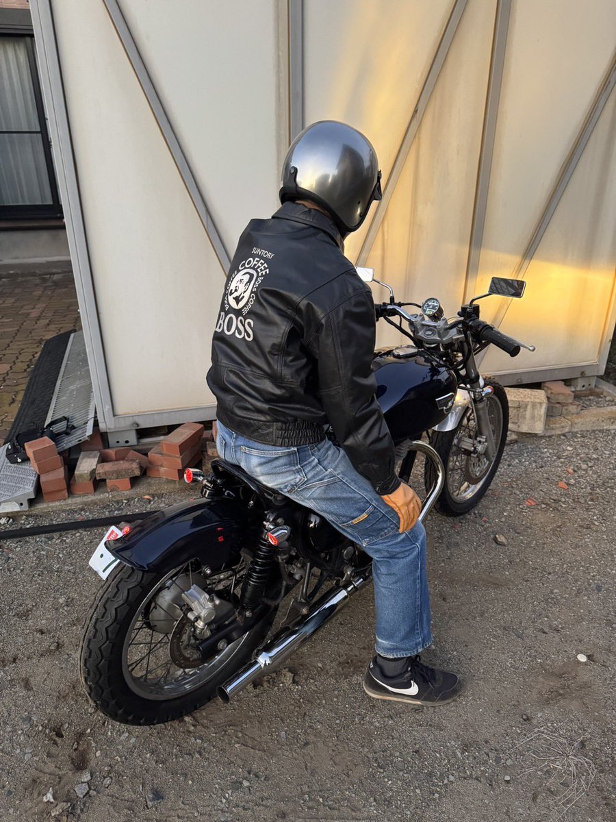 ボスジャン着てバイク乗れる季節