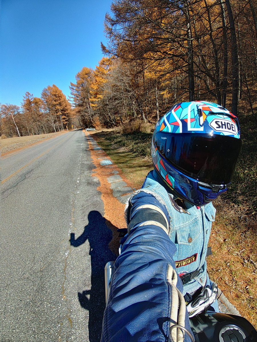 🏍️今季 赤城山ラスト、新タイヤ試しながら舞茸丼食って酒を買って