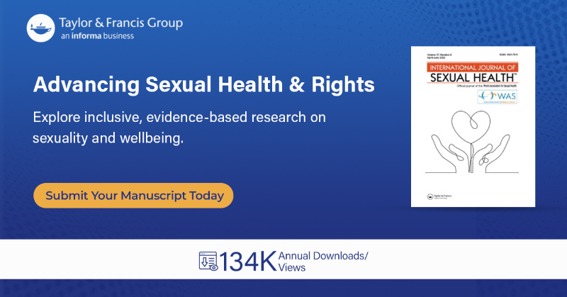 tandfonline's tweet photo. The International Journal of Sexual Health publishes peer-reviewed research on sexual attitudes, health issues, public policies, and interventions that promote a positive and inclusive approach to sexuality.

Submit your work.