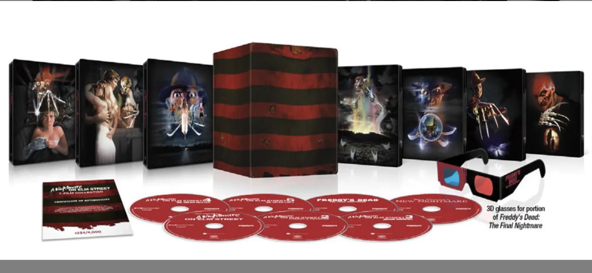 Jeux concours limitée 

Bonjour tout le monde,un coffret intégrale steelbook de la saga Freddy est à gagner

Voici les modalités:

Être abonné ( pas pris en compte en cas contraire)

Limitée à 200 ( quand la limite sera atteinte les commentaires seront bloquer, ça peut augmenter
