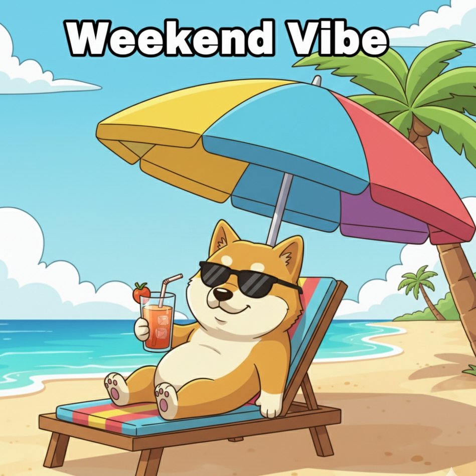 Weekend mode: activated.

Charts closed, stress muted, vibes up.

Just me, my playlist, and my $DINERO bag minding its business