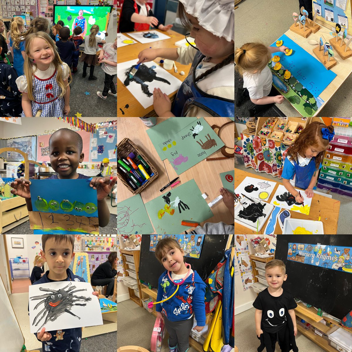 ThorpeBradford's tweet image. 🎶 EYFS had a wonderful start to Nursery Rhyme Week! The children dressed up on Monday and enjoyed brilliant rhyme-inspired craft activities. Nursery rhymes are key for developing early language, rhythm, memory and confidence 🌟🎨📚
#NurseryRhymeWeek #EYFS @CATAcademyTrust
