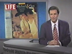 In next week's Life Magazine, pop star Michael Jackson appears in a pictorial with his infant son.

The photos show Jackson changing, feeding, and cradling the baby boy - in what Jackson himself promises will be Life Magazine's sexiest issue ever.