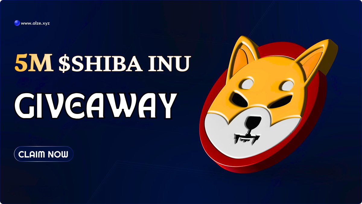 🐶5M $SHIB GIVEAWAY!🔥

🔁RT &amp; Comment Wallet Address⬇️

  Ends in 24 hours!⏳