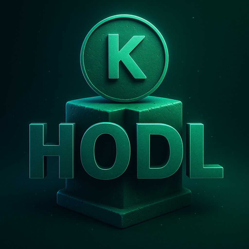 Outloopdrums2's tweet image. The most important word in this time.

#HODL 
#kaspa