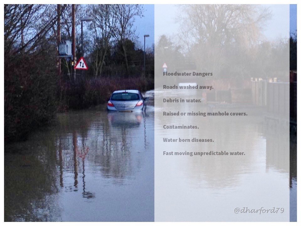 With widespread flooding affecting homes, businesses &amp; transport, it’s important you don’t drive into a flood! 

Floodwater as hidden dangers.

It’s also worth noting, if you drive into a flood &amp; don’t get swept away, your bow wave will damage property. 

#RoadSafety #floodaware