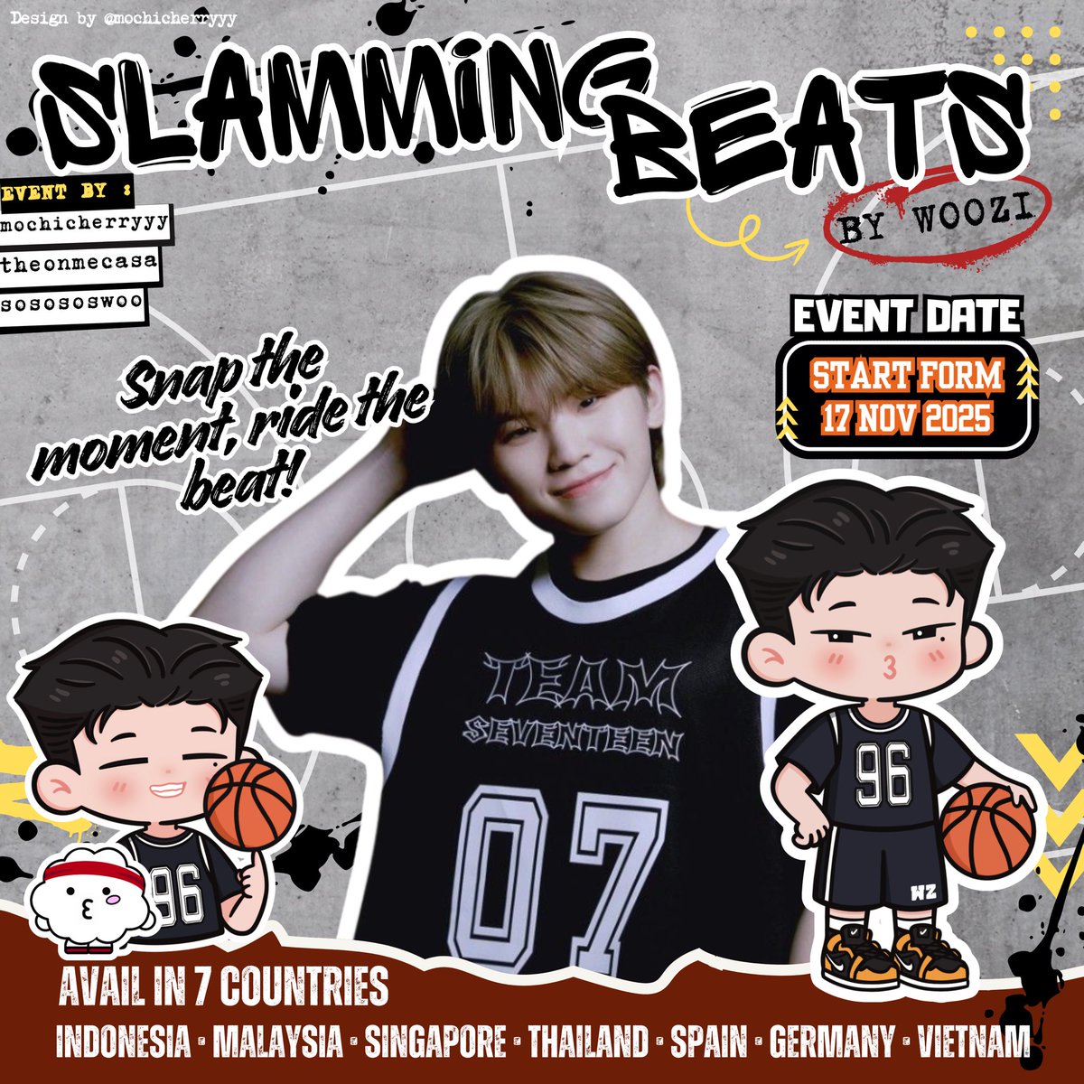ᯓ★𝐒𝐋𝐀𝐌𝐌𝚰𝐍𝐆 𝐁𝐄𝐀𝐓𝐒 ᑲ𝗒 𝐖𝐎𝐎𝐙𝚰🏀ᝰ.ᐟ
╰ᴡᴏᴏᴢɪ ᴘʜᴏᴛᴏʙᴏᴏᴛʜ ᴇᴠᴇɴᴛ 𝟸𝟶𝟸𝟻

 ᵇʸ <a href="/mochicherryyy/">ʕっ•ᴥ•ʔっ 🍒 | 📌 WOOZI DAY | JASA EDIT FOTO</a> x <a href="/theonmecasa/">𝗯𝗲𝗹𝗹</a> x <a href="/sosososwoo/">nid</a>

 📆 Start form 17 NOV '25 - TBA
📍7 COUNTRY 🇮🇩🇻🇳🇹🇭🇸🇬🇲🇾🇪🇸🇩🇪

Tag us with #WooziOnCourt if u use them!ᯓ♪