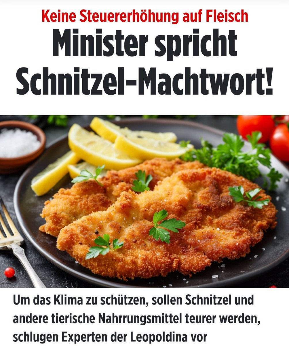 zukunft37's tweet photo. Nachdem die sogenannten "Experten" von der sogenannten "Wissenschaftsakademie" #Leopoldina höhere Steuern auf Fleisch gefordert haben, gibt es klare Worte von Landwirtschaftsminister Alois Rainer:
Es wird KEINE Steuererhöhungen für Fleischprodukte geben!
Weiter sagte er:
"Die Bundesregierung macht den Menschen außerdem keine Vorgaben, was sie essen sollen."
Gut und richtig so! 👍
Das steht dem Staat auch nicht zu.
Jetzt müssen sie sich nur noch
daran halten! 😏